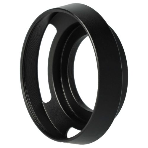 VHBW 35 mm Lens Hood - 51 mm Filter Thread, Black, Round, with Grooves