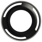 VHBW 35 mm Lens Hood - 51 mm Filter Thread, Black, Round, with Grooves