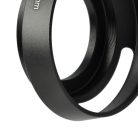 VHBW 35 mm Lens Hood - 51 mm Filter Thread, Black, Round, with Grooves