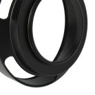 VHBW 35 mm Lens Hood - 51 mm Filter Thread, Black, Round, with Grooves