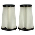 VHBW AEG AEF150 2x Faltenfilter, 9001683755, 90094073100 Electrolux, Schwarz/Weiß