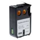 VHBW Dymo 1868807 Label Tape - 19mm, Black-White, Vinyl