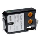 VHBW Dymo 1868807 Label Tape - 19mm, Black-White, Vinyl