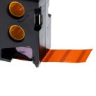 VHBW Dymo 1868767 Label Tape - 19mm, Black-Orange, Vinyl