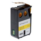 VHBW Dymo 1868772 Label Tape - 19 mm, Black-Yellow, Vinyl