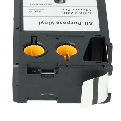 VHBW Dymo 1868752 Label Tape - 19 mm, Black-White, Vinyl