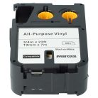 VHBW Dymo 1868752 Label Tape - 19 mm, Black-White, Vinyl