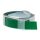 VHBW Dymo 0898162 Replacement 3D Embossing Label Tape - 12 mm, White-Green