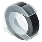 VHBW Dymo 0898132 3D Label Tape, 12mm, White-Black