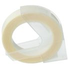 VHBW Dymo 0898100, S0898100, 520101 3D Embossed Label Tape - 9 mm, White-Clear