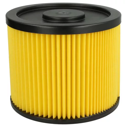 VHBW 1x Einhell 23.511.10 Cartridge Filter, 2351110 Lidl Parkside Vacuum, Yellow