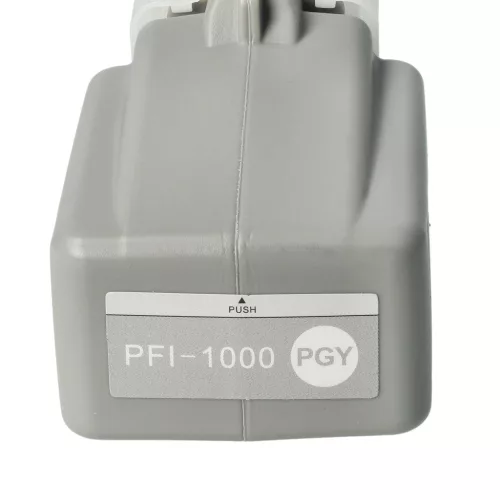 VHBW Canon PFI-1000PGY Tintenpatrone - Grau/Photo Schwarz 80 ml + Chip