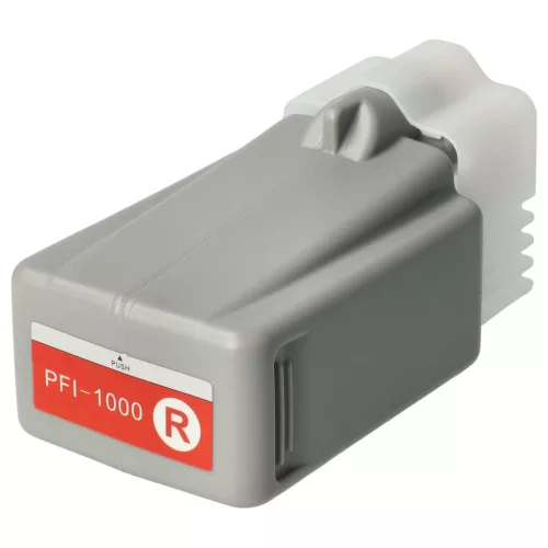 VHBW Canon PFI-1000R Tintenpatrone - Rot 80 ml + Chip