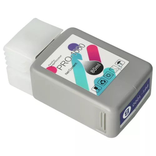 VHBW Canon PFI-1000B Tintenpatrone - Blau 80 ml + Chip