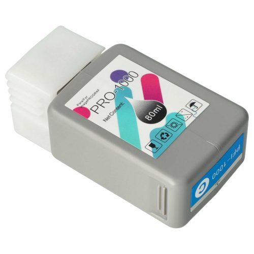 VHBW Canon PFI-1000C Ink Cartridge - Cyan 80 ml + Chip