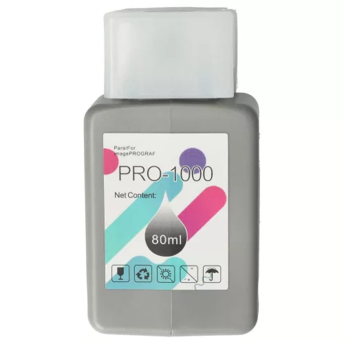 VHBW Canon PFI-1000PBK Tintenpatrone - Photo Black 80 ml + Chip