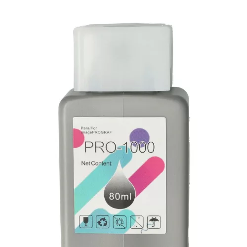 VHBW Canon PFI-1000PBK Tintenpatrone - Photo Black 80 ml + Chip