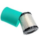 VHBW Briggs & Stratton 593217 Filter Set - 1x Foam Filter, 1x Paper Air Filter