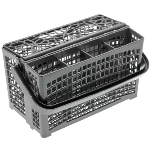 VHBW Cutlery Basket for AEG Dishwashers - Dividable Grey