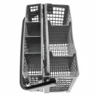 VHBW Cutlery Basket for AEG Dishwashers - Dividable Grey