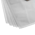 VHBW Bosch 2607432038 Mikrofließ Staubsaugerbeutel / Staubsaugerbeutel, 5x