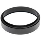 VHBW 95mm Lens Hood - 104mm Filter Thread, Black, Round