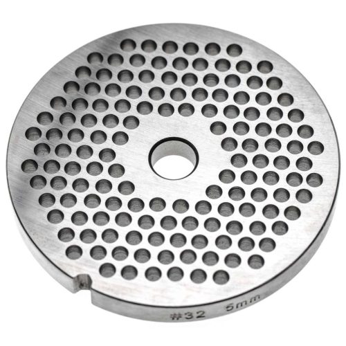 VHBW 32-es Fleischwolf Scheibe - ⌀ 5 mm Loch, Edelstahl