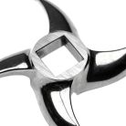 VHBW 42 Size ADE, Caso, Fama, KBS, Porkert Food Chopper Sickle Blade, Stainless Steel