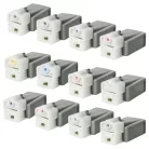 VHBW Tintenpatronen Set Canon PFI-1000GY, PFI-1000CO, PFI-1000C, PFI-1000B - B/C/M/Y