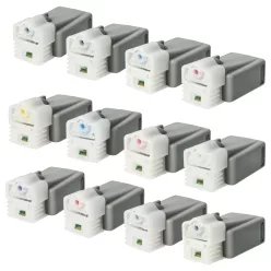   VHBW Tintenpatronen Set Canon PFI-1000GY, PFI-1000CO, PFI-1000C, PFI-1000B - B/C/M/Y