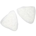 Vileda 146576 Mikrofaser Klett Mop Pad, 2x, für Dampfreiniger