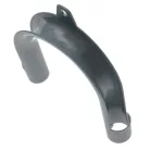 VHBW Drain Hose - 22/29 mm, right angle connector, gray