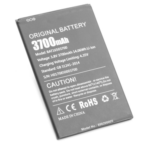 VHBW Mobile Phone Battery for Doogee BAT16503700 - 3700 mAh 3.8 V Li-Ion - Smartphone Battery