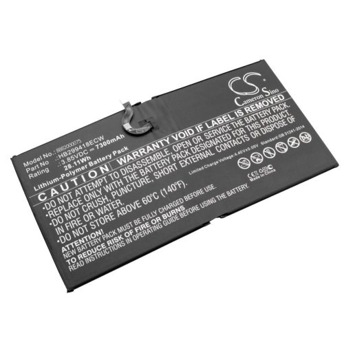 VHBW Tablet Battery Huawei HB299418ECW, HB2994I8ECW - 7300 mAh 3.85 V Li-polymer
