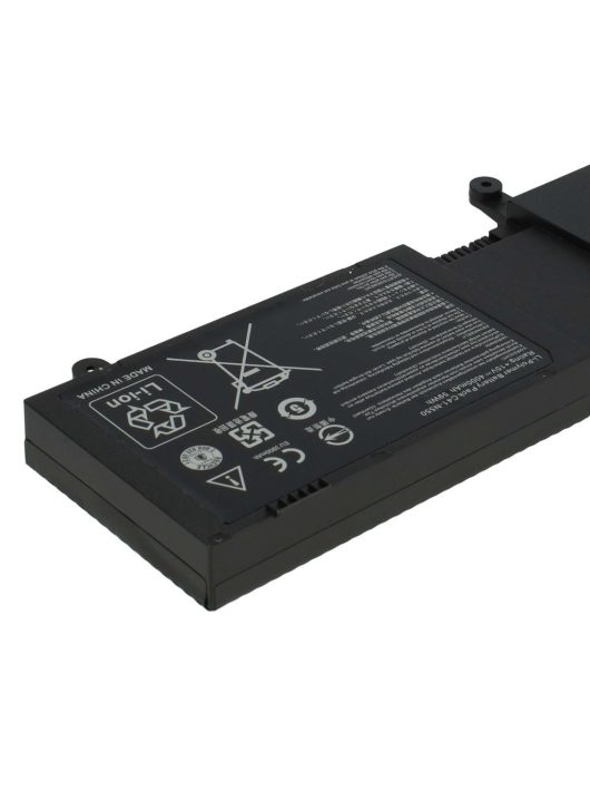 Notebook akkumulátor  Asus 0B200-00390000, 0B200-00390100 - 4000 mAh 15 V Li-polimer, fekete