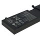 Notebook akkumulátor  Asus 0B200-00390000, 0B200-00390100 - 4000 mAh 15 V Li-polimer, fekete