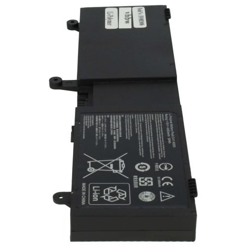 VHBW Notebook Battery Asus 0B200-00390000, 0B200-00390100 - 4000 mAh 15 V Li-polymer, black