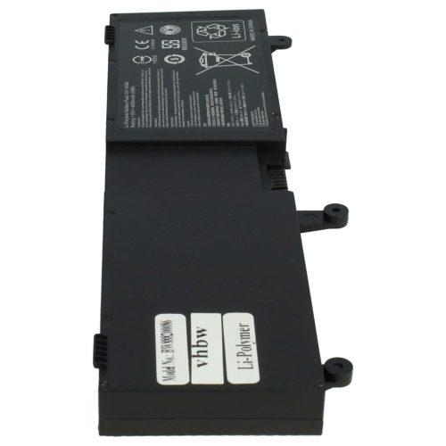 VHBW Notebook Battery Asus 0B200-00390000, 0B200-00390100 - 4000 mAh 15 V Li-polymer, black