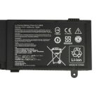 VHBW Notebook Battery Asus 0B200-00390000, 0B200-00390100 - 4000 mAh 15 V Li-polymer, black