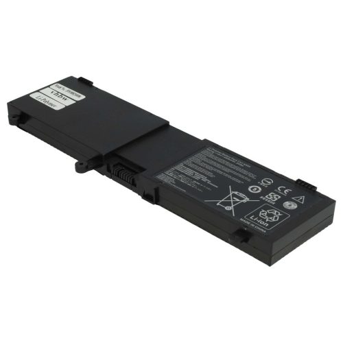 VHBW Notebook Battery Asus 0B200-00390000, 0B200-00390100 - 4000 mAh 15 V Li-polymer, black
