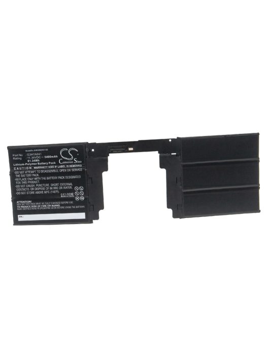 Notebook akkumulátor  Microsoft G3HTA041-hez - 5400 mAh 11,36 V Li-polimer