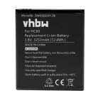 VHBW Mobiltelefon Akku für Motorola HC60 - 3250 mAh 3,8 V Li-Polymer