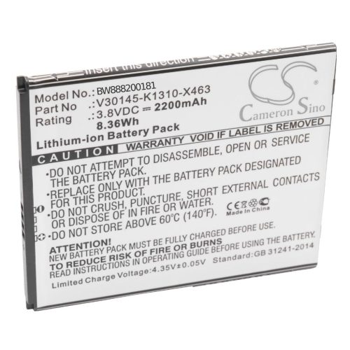 VHBW Mobile Phone Battery for Gigaset V30145-K1310-X463 - 2200 mAh 3.8 V Li-Ion - Smartphone Battery