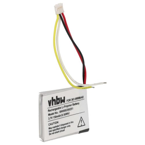 VHBW Fahrrad GPS Computerakku 361-00086-02, 6ES142148 - 150 mAh 3,7 V Li-Polymer