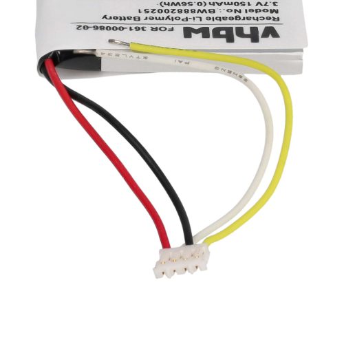 VHBW Fahrrad GPS Computerakku 361-00086-02, 6ES142148 - 150 mAh 3,7 V Li-Polymer