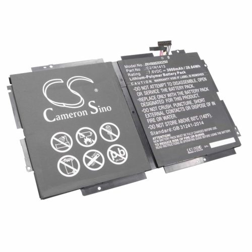 Notebook akkumulátor  Asus C21N1413-hoz - 3900 mAh 7,6 V Li-polimer