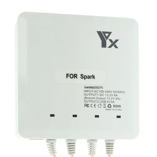VHBW 6 in 1 Charger for DJI Spark Drone Battery, Remote Control, Smartphone