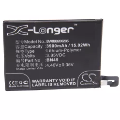   VHBW Mobiltelefon Akku Xiaomi BN45 - 3900 mAh 3,85 V Li-Polymer