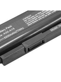   Notebook akkumulátor  Medion A42-H36, A32-A15, A41-A15, A42-A15 - 5200 mAh 14,8 V Li-Ion, fekete