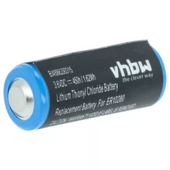 VHBW Battery ER10280 - 450 mAh 3.6 V Li-SOCl2